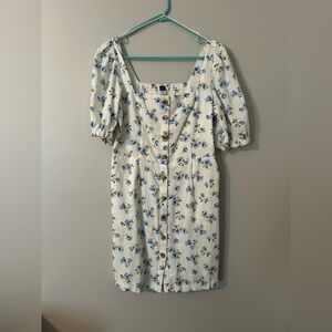 Old Navy Blue Floral Mini Dress